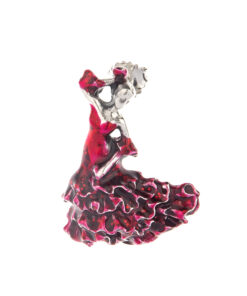 Orecchino Flamenco rosso Pasio'n