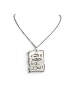 COLLANA COLLEZIONE " FRASI D'EFFETTO"