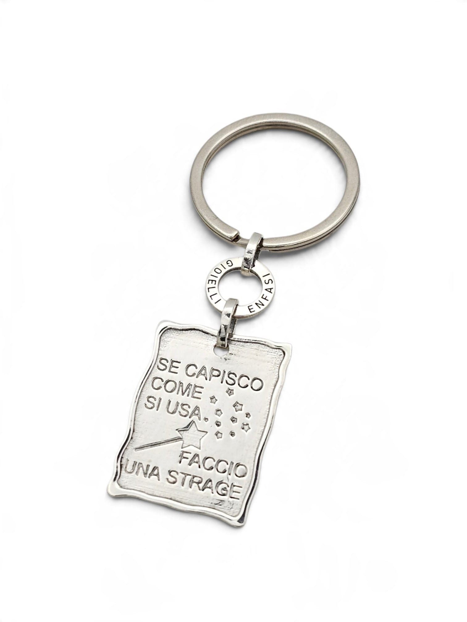PORTACHIAVI COLLEZIONE " FRASI D'EFFETTO"